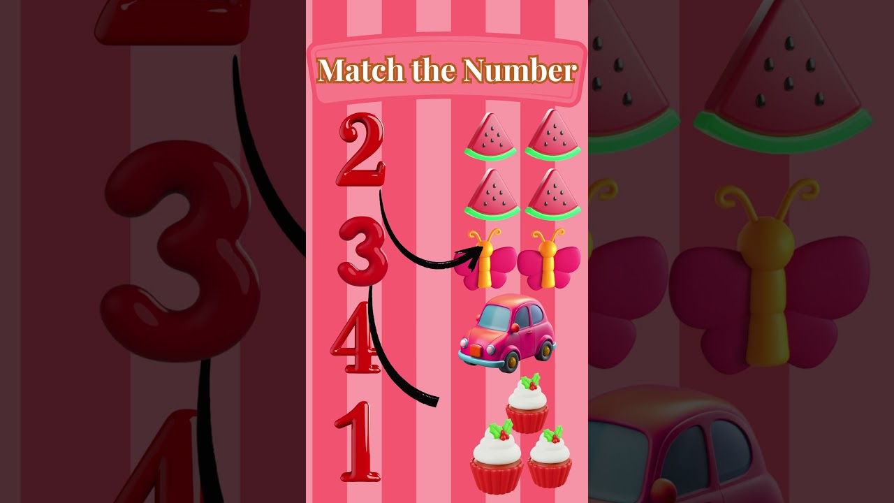 Number Matching Game for Kids | Learn Numbers 1–10 🔢🎯