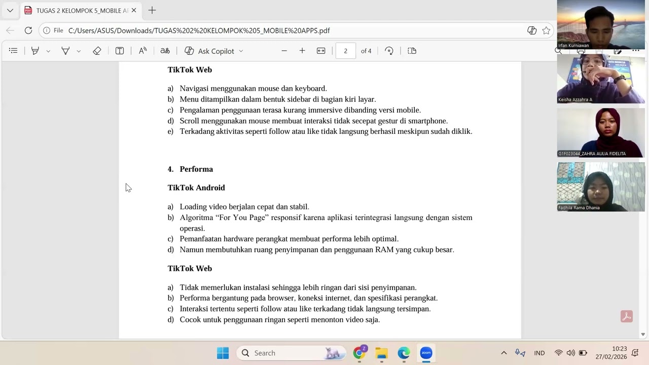 Tugas 2 Mobile Apps - Kelompok 5