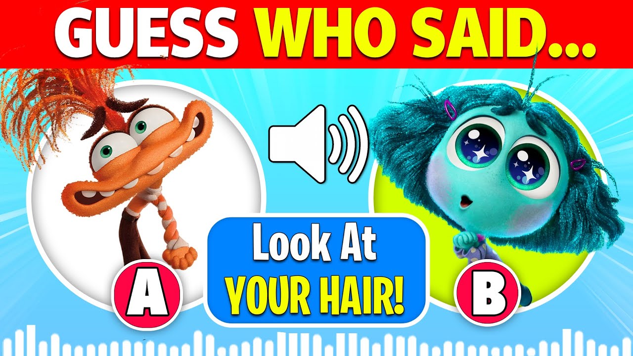 Can You Guess WHO SAID IT?! | INSIDE OUT 2 Movie | Envy, Anxiety, Joy, Disgust