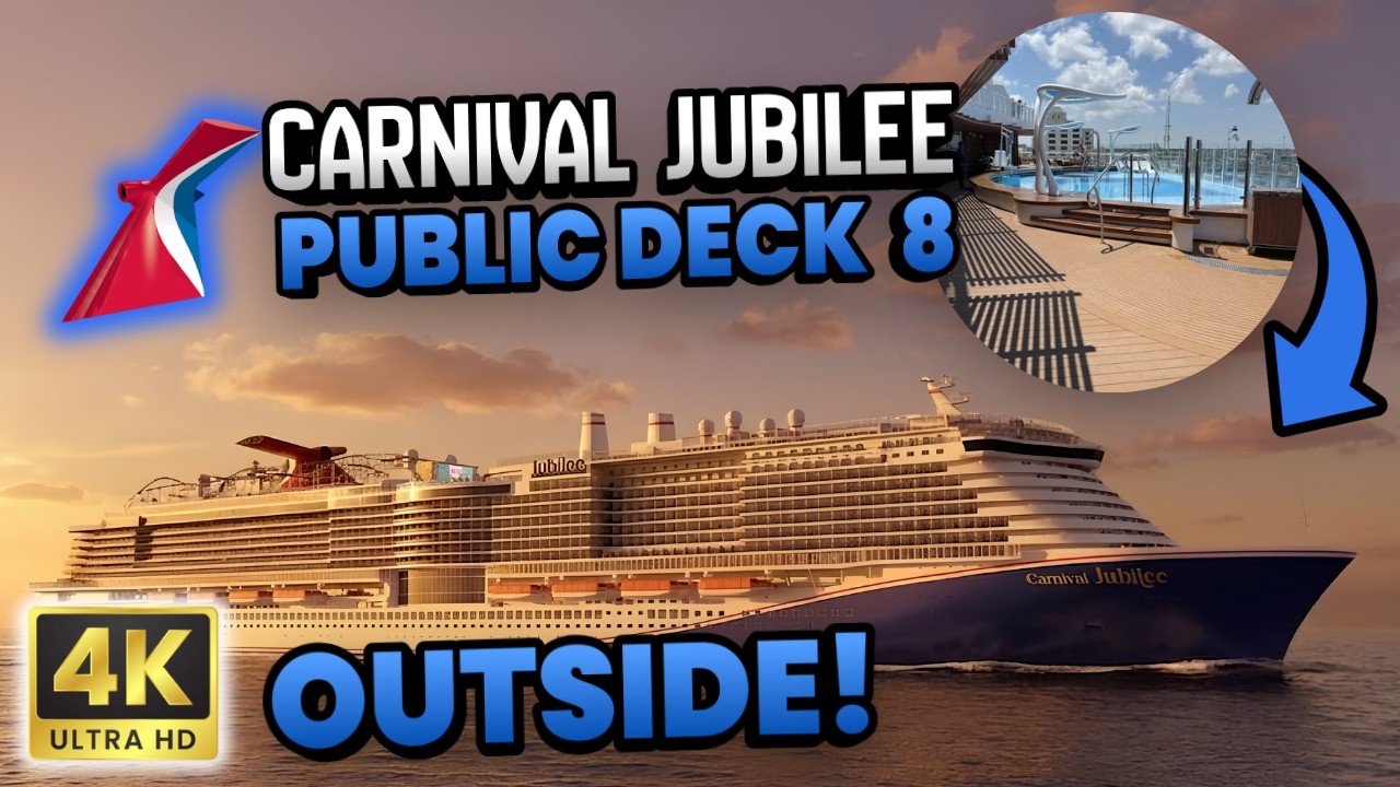Carnival Jubilee Public Deck 8 Outside | Tall Man's Cruise Adventures