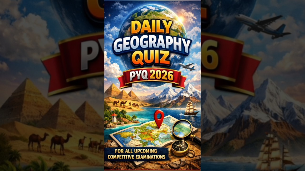 Geography Pyq Daily Quiz | BPSC AEDO EXAM | BSSC CGL4 & BSO EXAM | बिहार दरोगा | BPSC TEACHER EXAM |