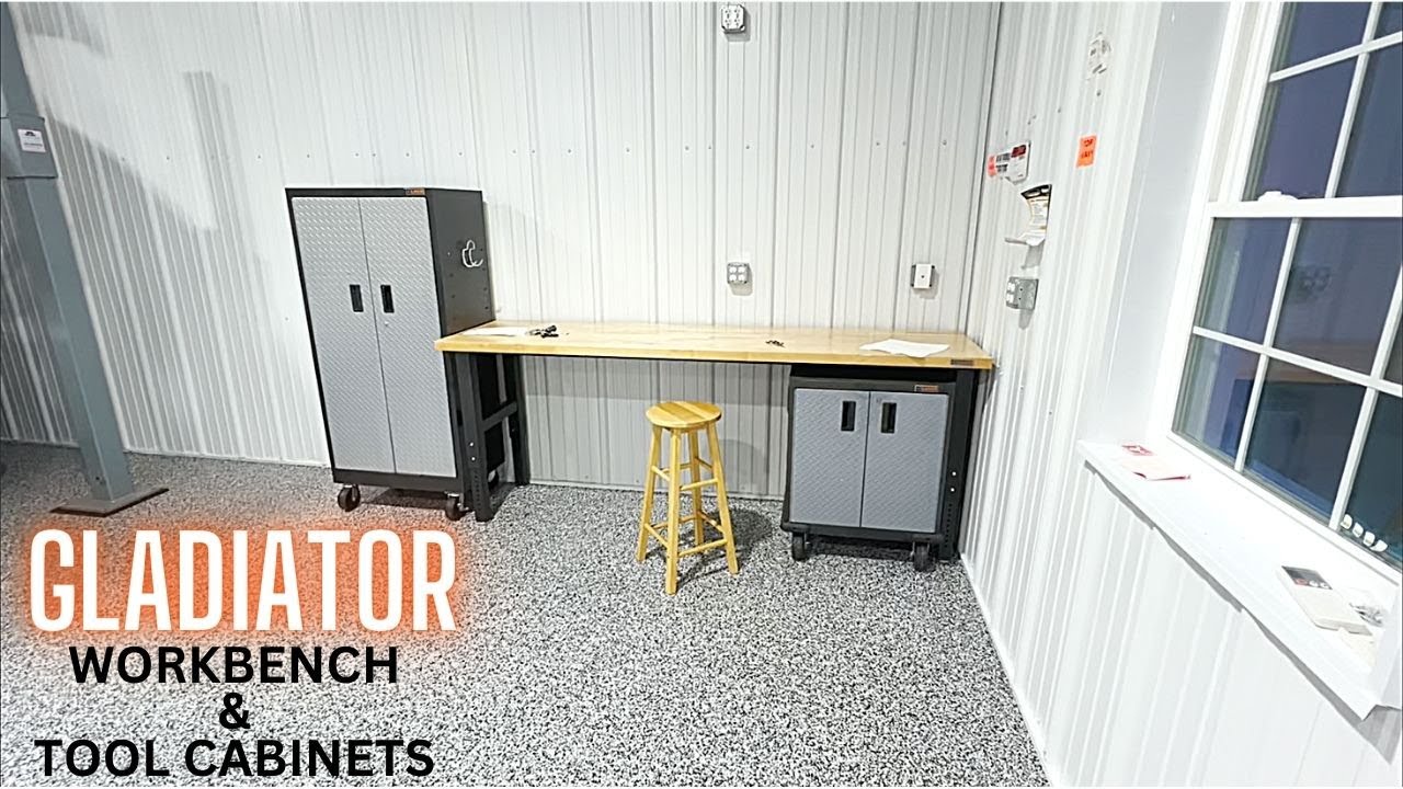 Gladiator Workbench and Cabinets!
