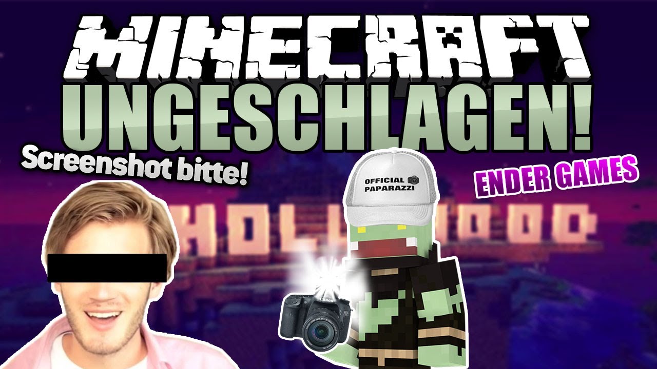 Paparazzi Challenge! Bitte ein Screenshot! - Minecraft UNGESCHLAGEN #45 - Ender Games | ungespielt