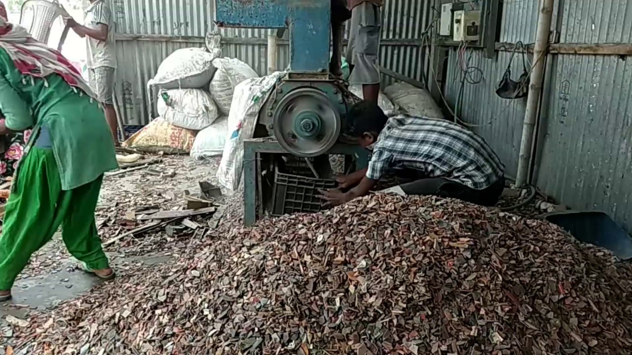 Plastic cheare crushing Machine - Small Scale business ideas cheir Pressing recycling process