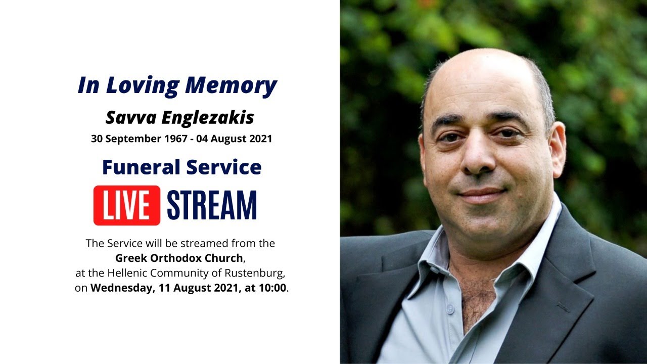 Savva Englezakis Funeral Service Live Stream
