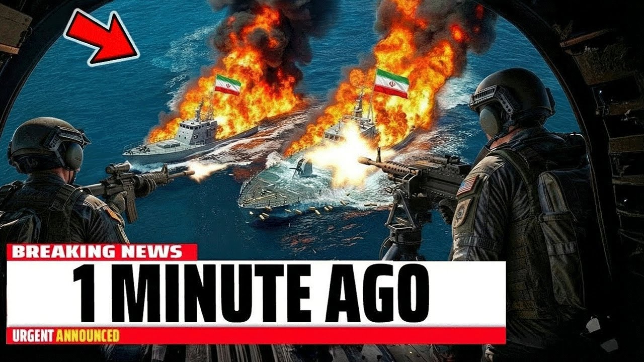 IRAN ATTACKS USS ABRAHAM LINCOLN 43 IRANIAN SHIPS DESTROYED IN SWIFT U.S. COUNTERATTACK