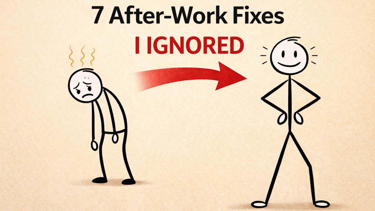 I Spent Years Ignoring These 7 After-Work Fixes — That’s Why I Always Felt Drained