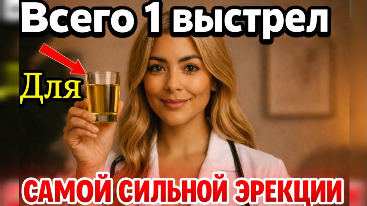 Уролог: Для крепкой эрекции даже в 80 лет выпивайте всего 1 глоток 