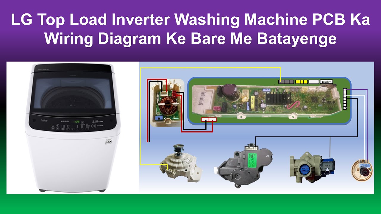 inverter washing machine wiring connection repairing training