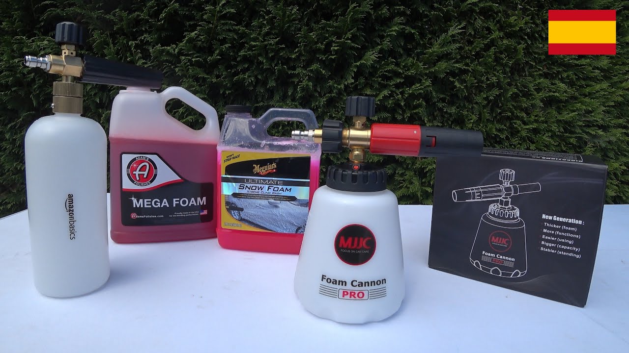 Cañón de espuma MJJC Foam Cannon PRO ⭐ REVIEW