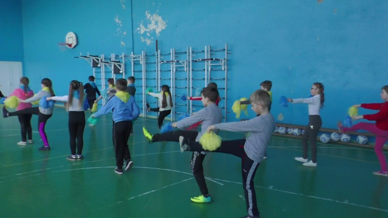 Урок фізичної культури з елементами футболу 4 клас.Володимирівська ЗОШ I-III ступенів №1.