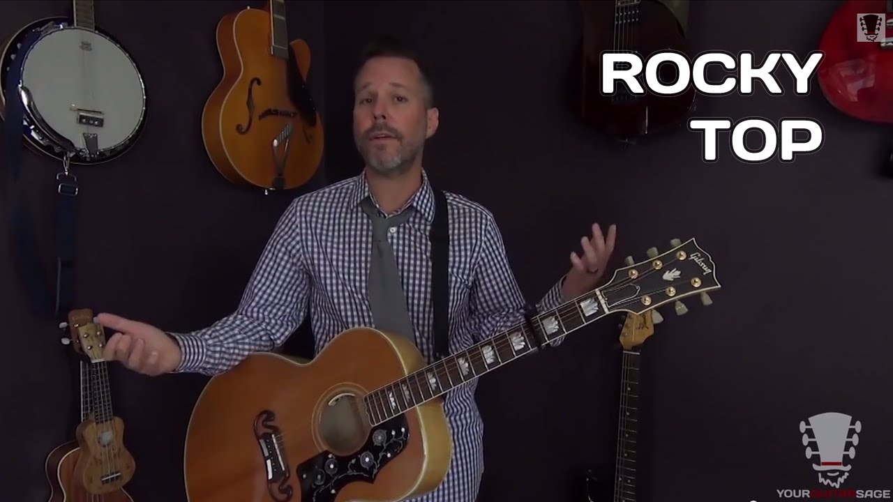 How to Play Rocky Top by The Osborne Brothers - Guitar Lesson