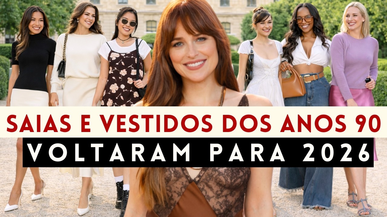 🔴SAIAS E VESTIDOS DOS ANOS 90 VOLTARAM PARA 2026!  | Maga Moda