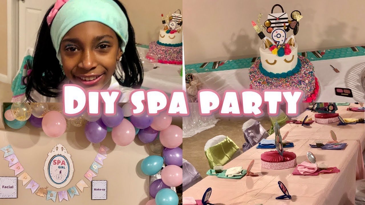 DIY How to create a girls SPA Party on a Budget 