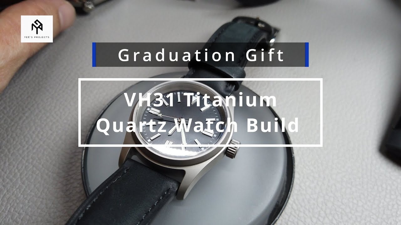 Super Light Titanium VH31 Quartz Watch Build #watch #diy #quartzmovement #asmrvideo