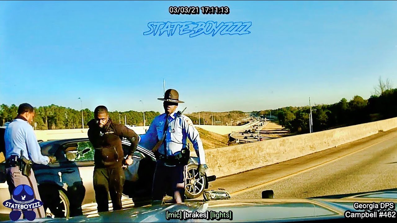 Perp In Chrysler 300 SRT Tries To Get Away From GSP and Causes A Major Crash