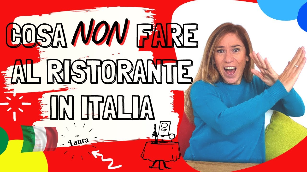 Cosa NON fare al ristorante in Italia - 5 regole