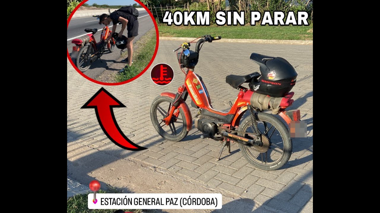 VIAJE DE A DOS EN UNA ZANELLA 50