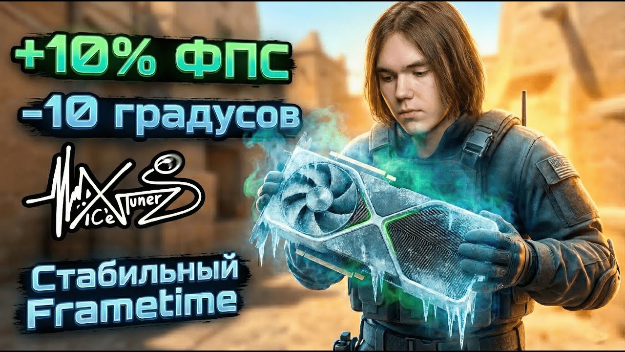 Настройка NVIDIA для CS2 и Игр. Правильный Андервольт (до -15°C)