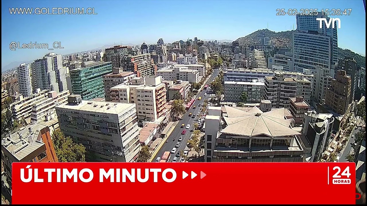 TVN interrumpe su programación para informar del Apagón en Chile - 25 de Febrero 2025