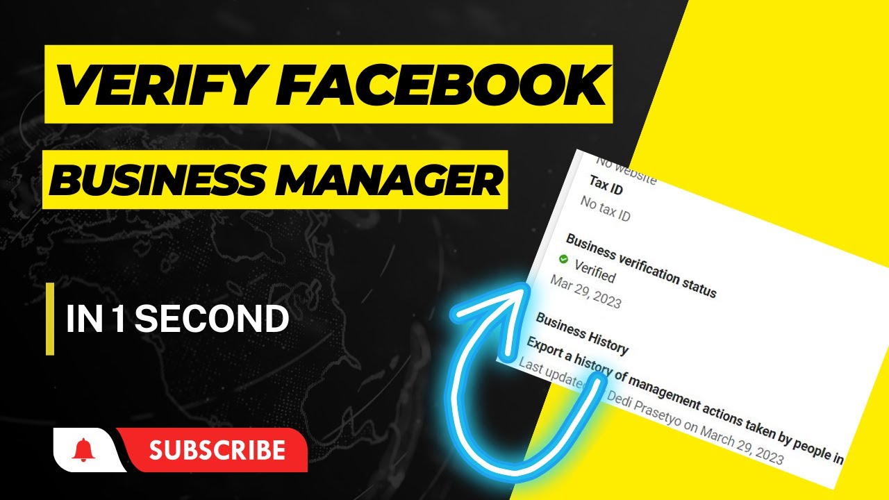 Tutorial Cara Verifikasi Business Manager Facebook Dengan Cepat Instant Verified (New Method)