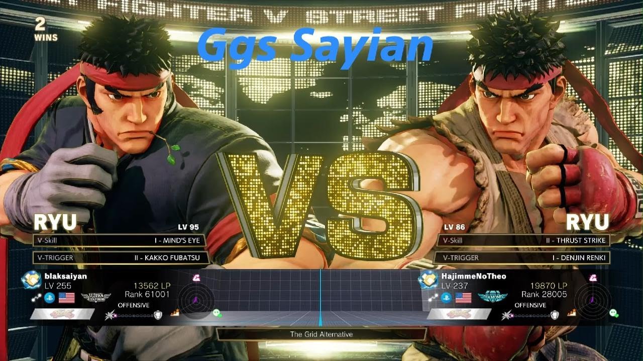 STREET FIGHTER V: blaksaiyan vs HajimmeNoTheo -Ggs Sayian