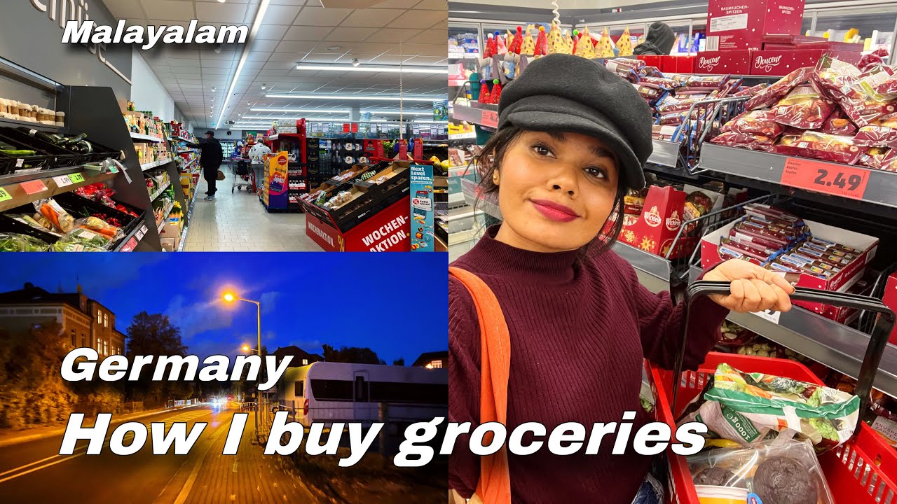 How I buy groceries in Germany ✨| Malayalam 