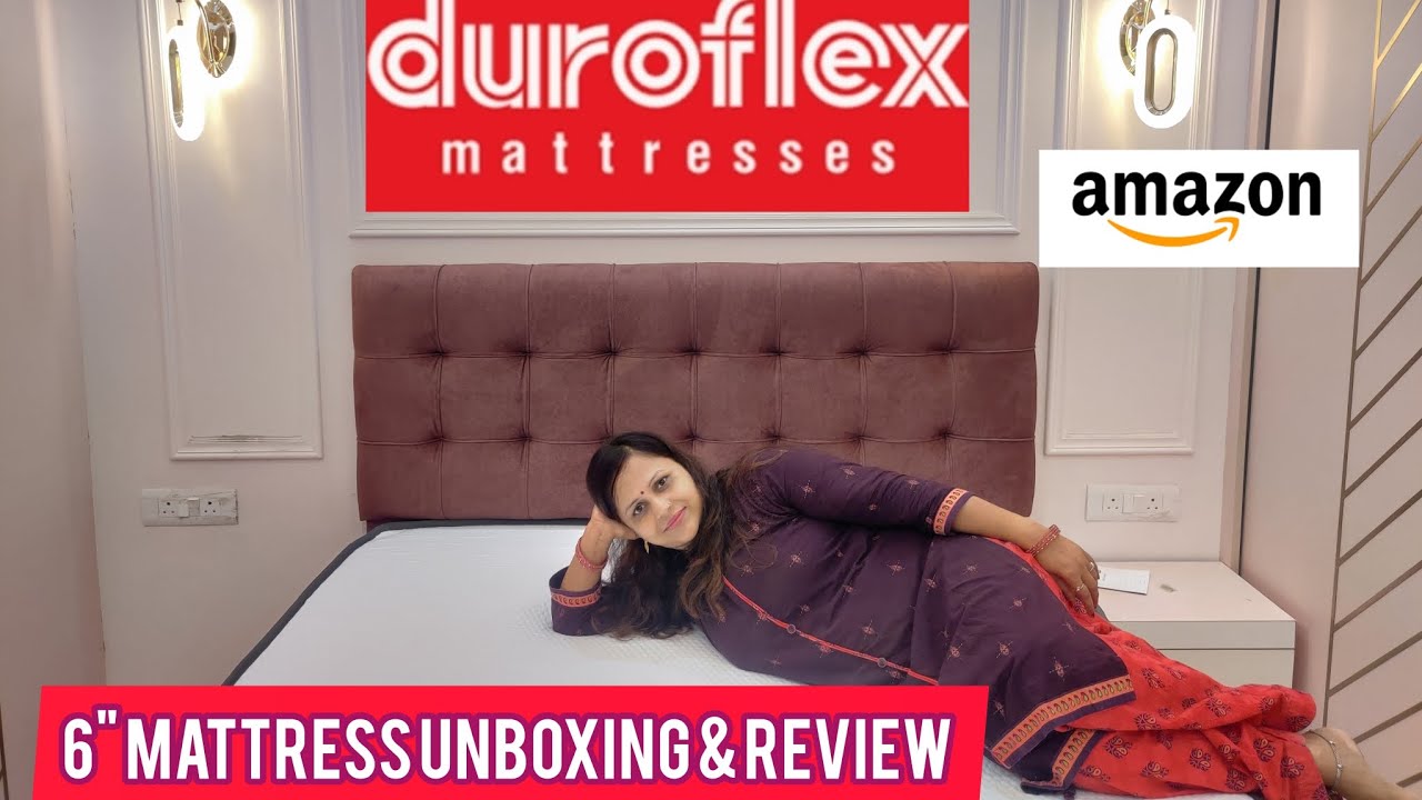 Duroflex Orthopedic Mattress Review & Unboxing | Best Mattress For Back Pain |Amazon Household items