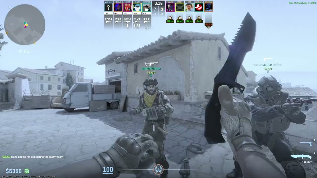 2 rounds of absolute madness on Inferno, 4 kills each.