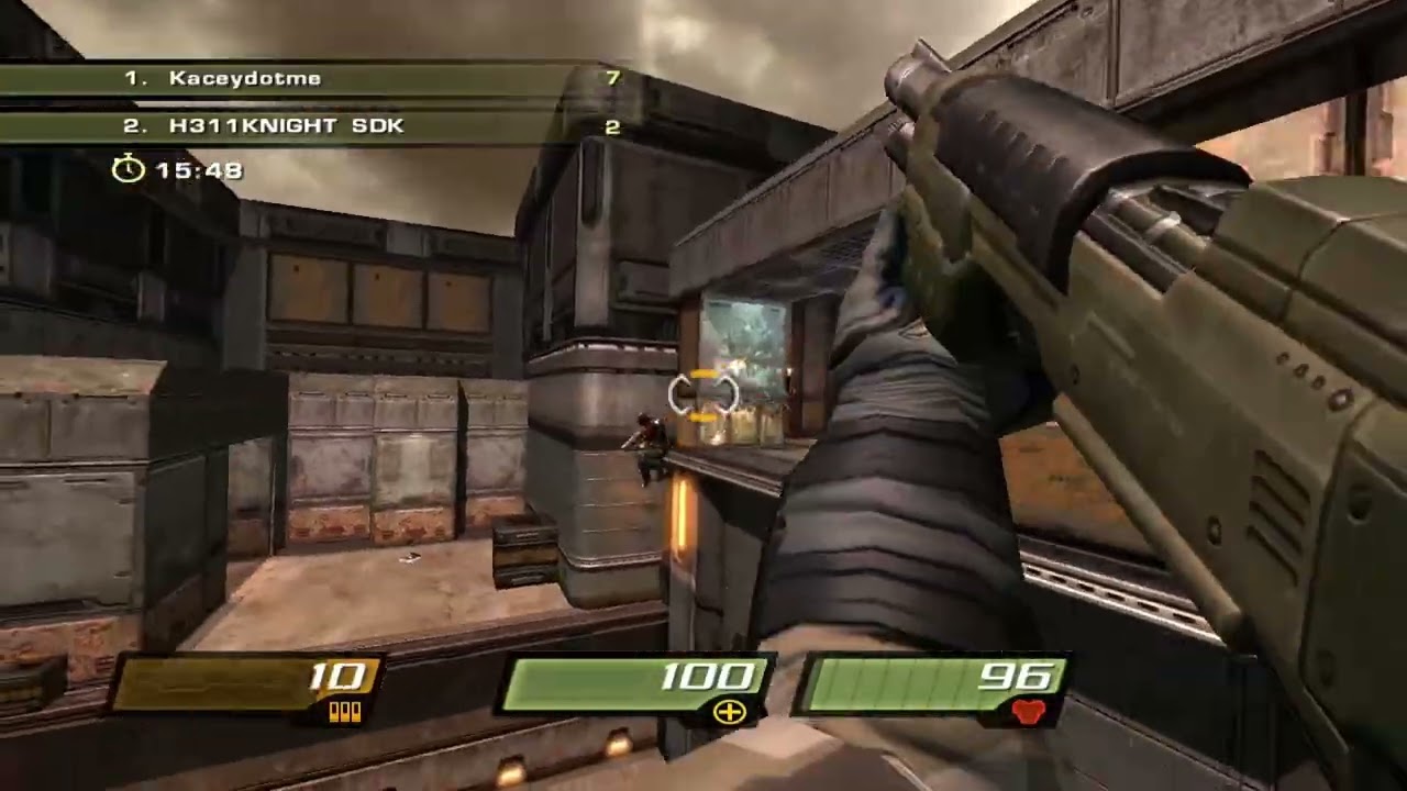 Quake 4 (Xbox 360) - 1v1 on Fragging Yard