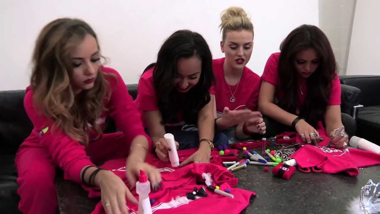 Little Mix glam up the gorgeous Sport Relief gear
