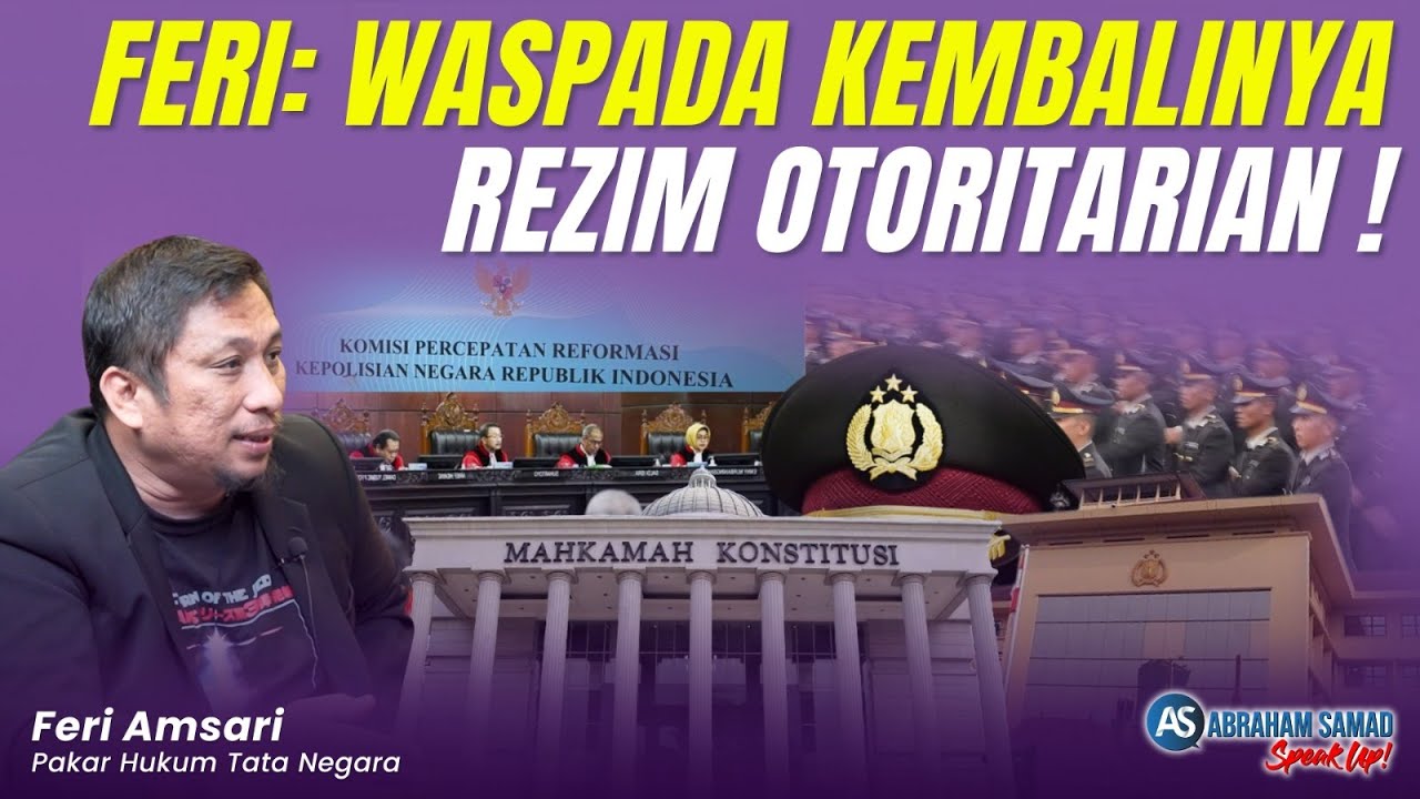 Feri Amsari Ungkap Pelanggaran Konstitusi Sejak Rezim Jokowi Sampai Hari Ini | #SPEAKUP
