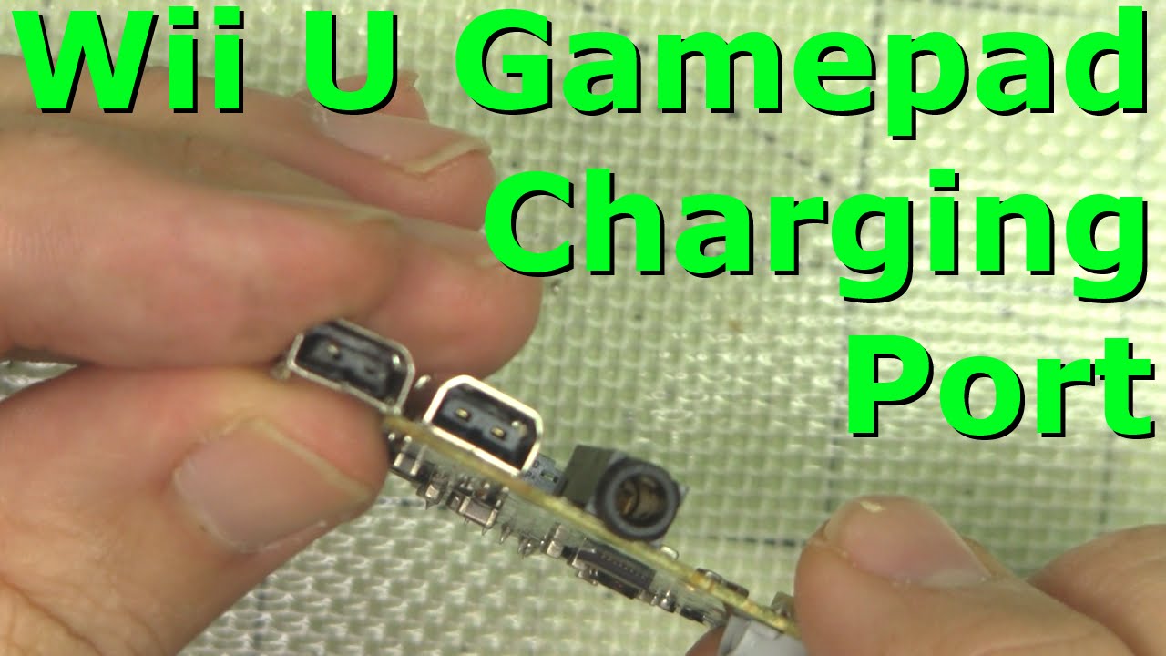 Replace Wii U Gamepad Charging Port How-to Demonstration