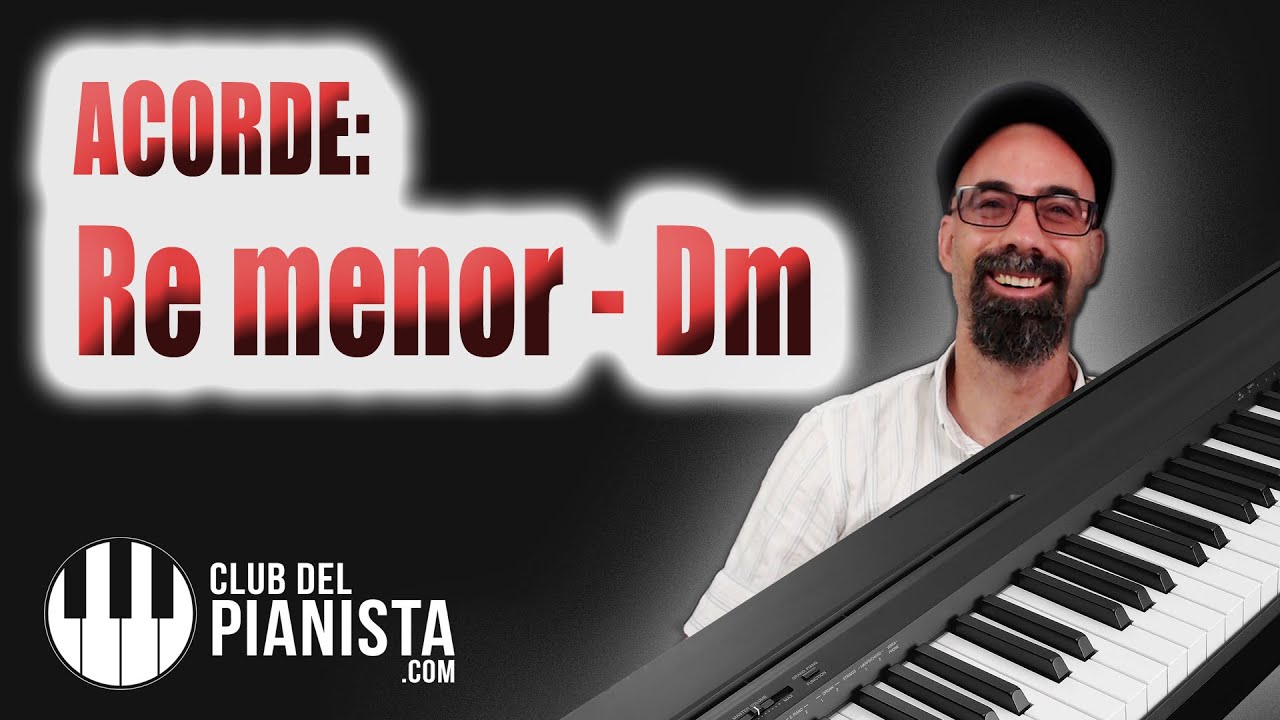 Acorde Dm piano - Re menor