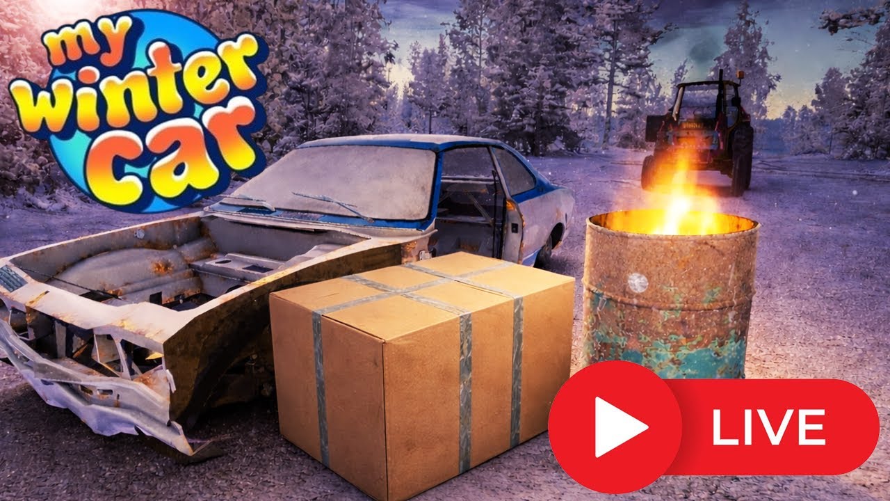 MY WINTER CAR | CHEGA MAIS!!!!🔴 Live 08