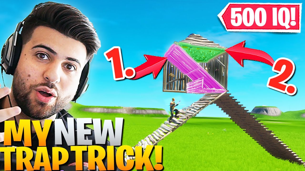 My *NEW* GENIUS Trap Trick That Enemies Will NEVER Expect! (Fortnite Battle Royale)