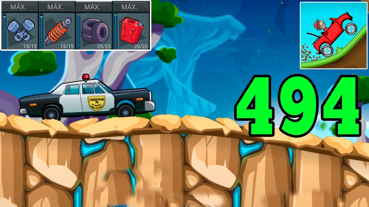 Hill Climb Racing - POLICE CAR in PROGNOSIS - Gameplay Walkthrough Part 494 (Android,iOS)