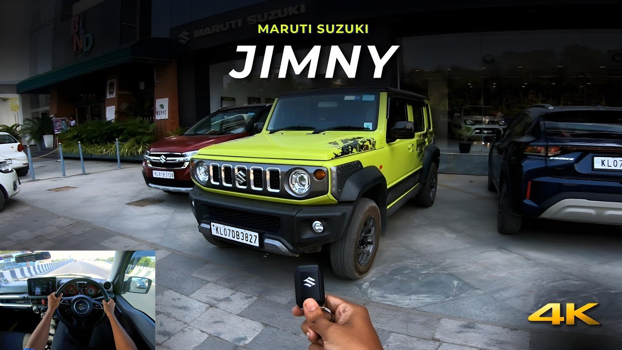 MARUTI SUZUKI JIMNY (Alpha AT) - POV Test Drive #35 | ENJE