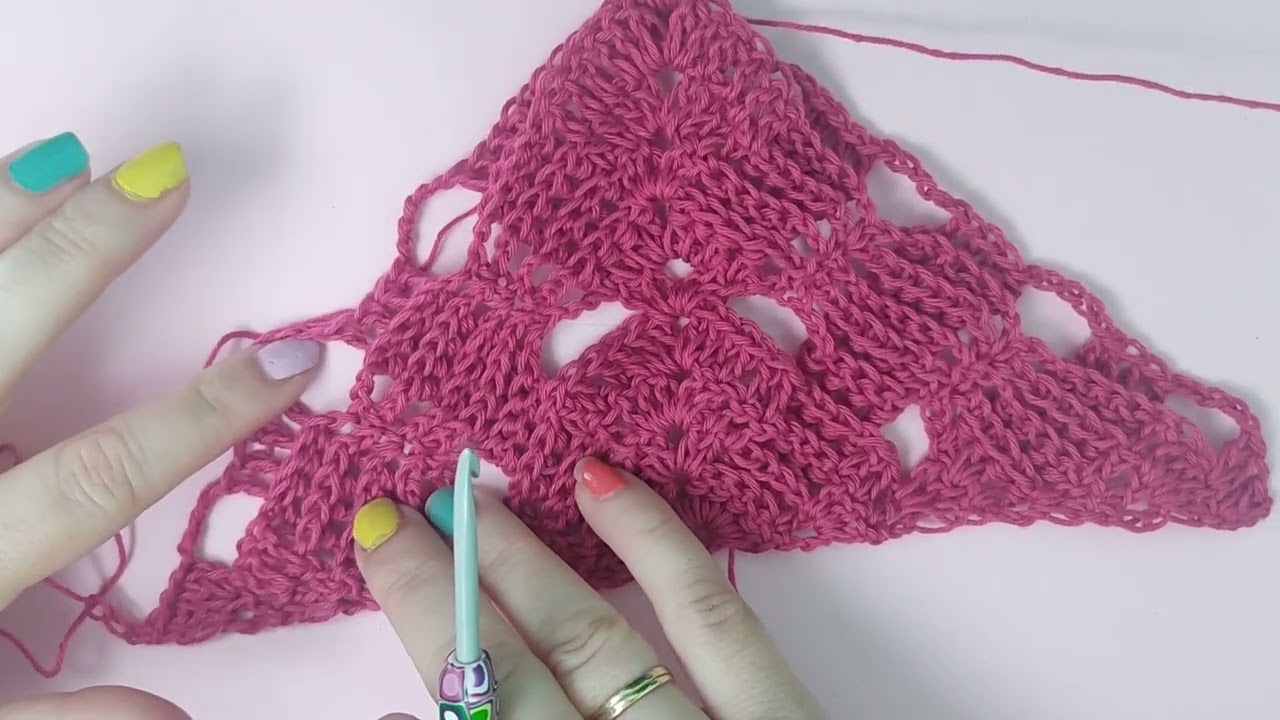 Tutorial crochet, chal Fuensanta. Parte 2