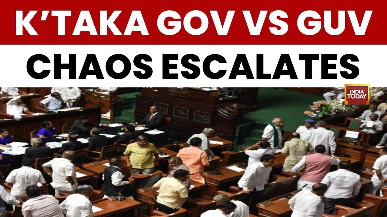 Karnataka Political Row as BJP Seeks CM Apology Over Assembly Chaos | Karnataka Assembly Chaos