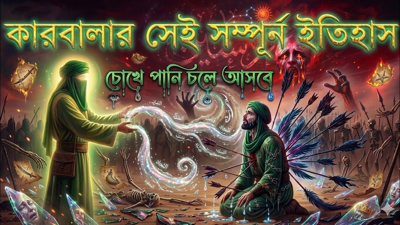 কারবালার করুন ইতিহাস। হাসান হুসাইনের কাহিনি