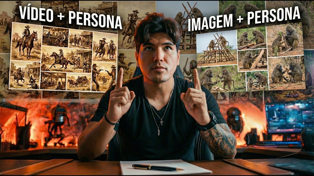 O SEGREDO DO GOOGLE ULTRA ILIMITADO + AUTO FLOW VIDEO E IMAGEM COM PERSONA