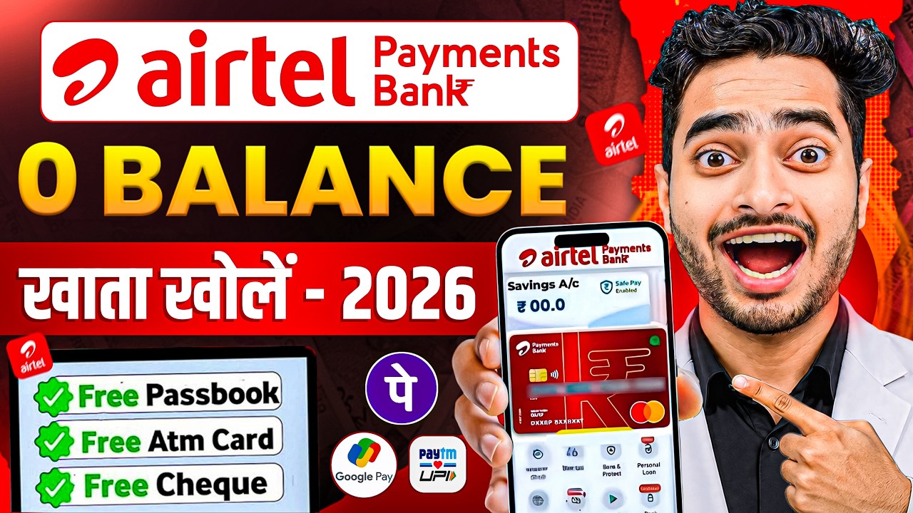 Airtel Payment Bank Account Open 2026 | Airtel Payment Bank Account Kaise Khole |Airtel Payment Bank