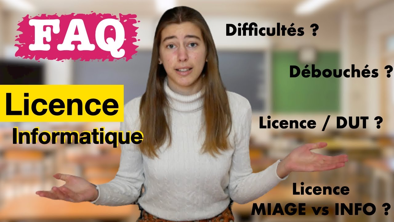 FAQ | Je réponds à vos questions sur la licence informatique ! 👩🏼‍💻