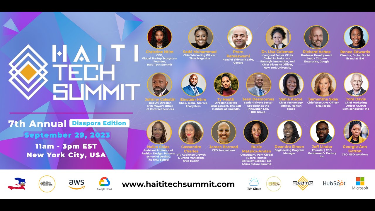 Haiti Tech Summit over the Past 7 years!