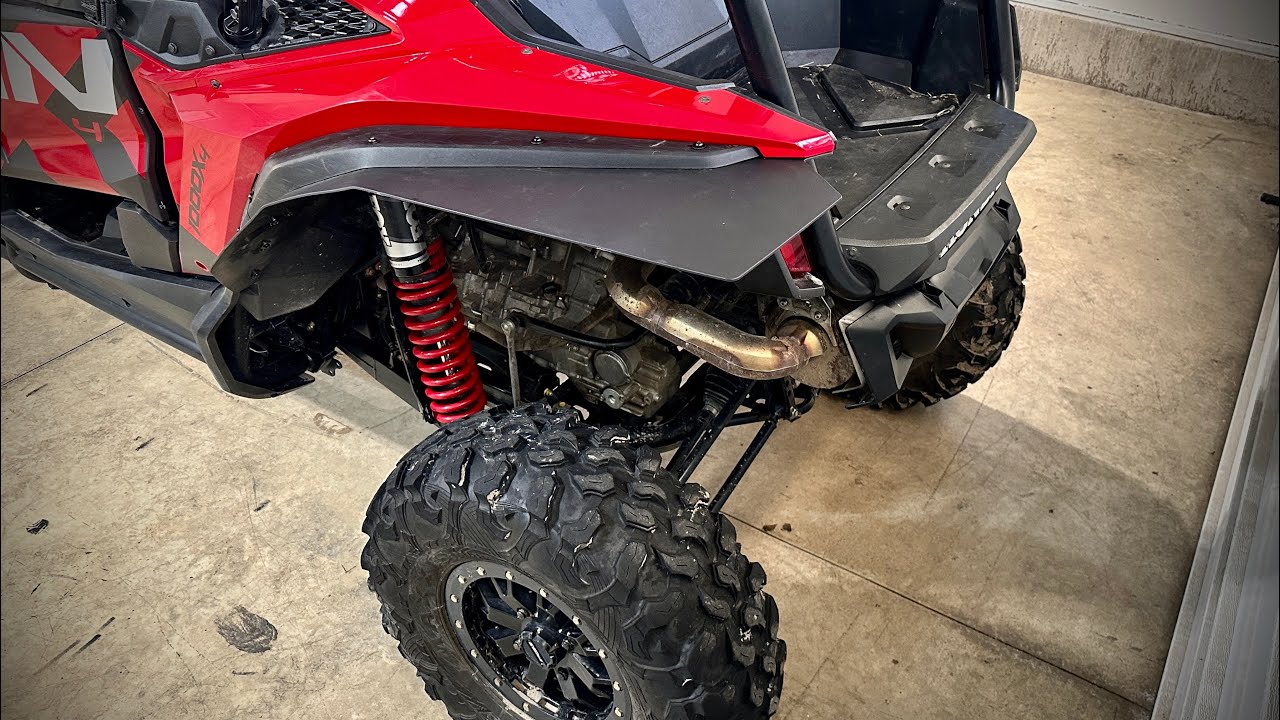 Install & Initial Review Of The Kemimoto Extended Fender Flares On A 2020 Honda Talon 1000x4