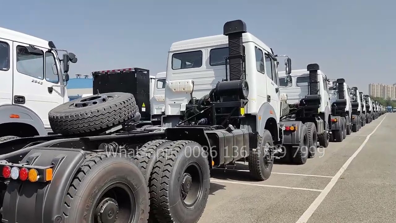 50 units beiben 2642 tractor trucks are exported to CONGO