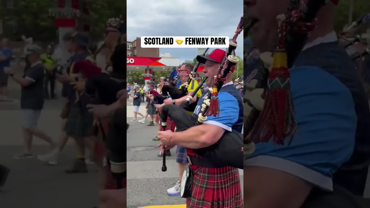 Scottish culture was everywhere in Boston and through Fenway Park for the World Cup. ⚽️
