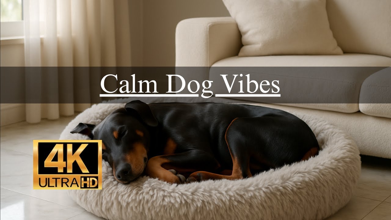 Dog Sleep Music in 4K 🐶 3 HOURS of Comforting Sounds to Calm Your Pup 🎵💤