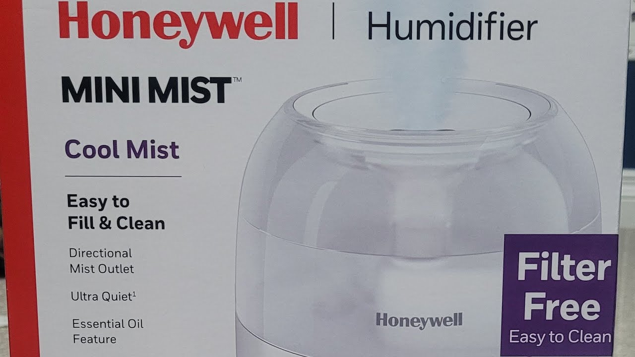Unboxing my 2nd humidifier  honeywell cool mist 1/2 gallons with essential oil tray filter free